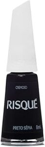 Risqué Esmalte Preto Sépia 8 Ml
