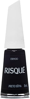 Risqué Esmalte Preto Sépia 8 Ml