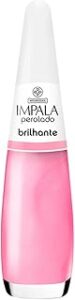 Esmalte Perolado Brilhante, Impala Cosmeticos, Rosa