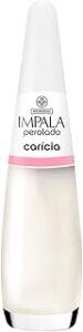 Esmalte Perolado Caricia, Impala Cosmeticos, Branco
